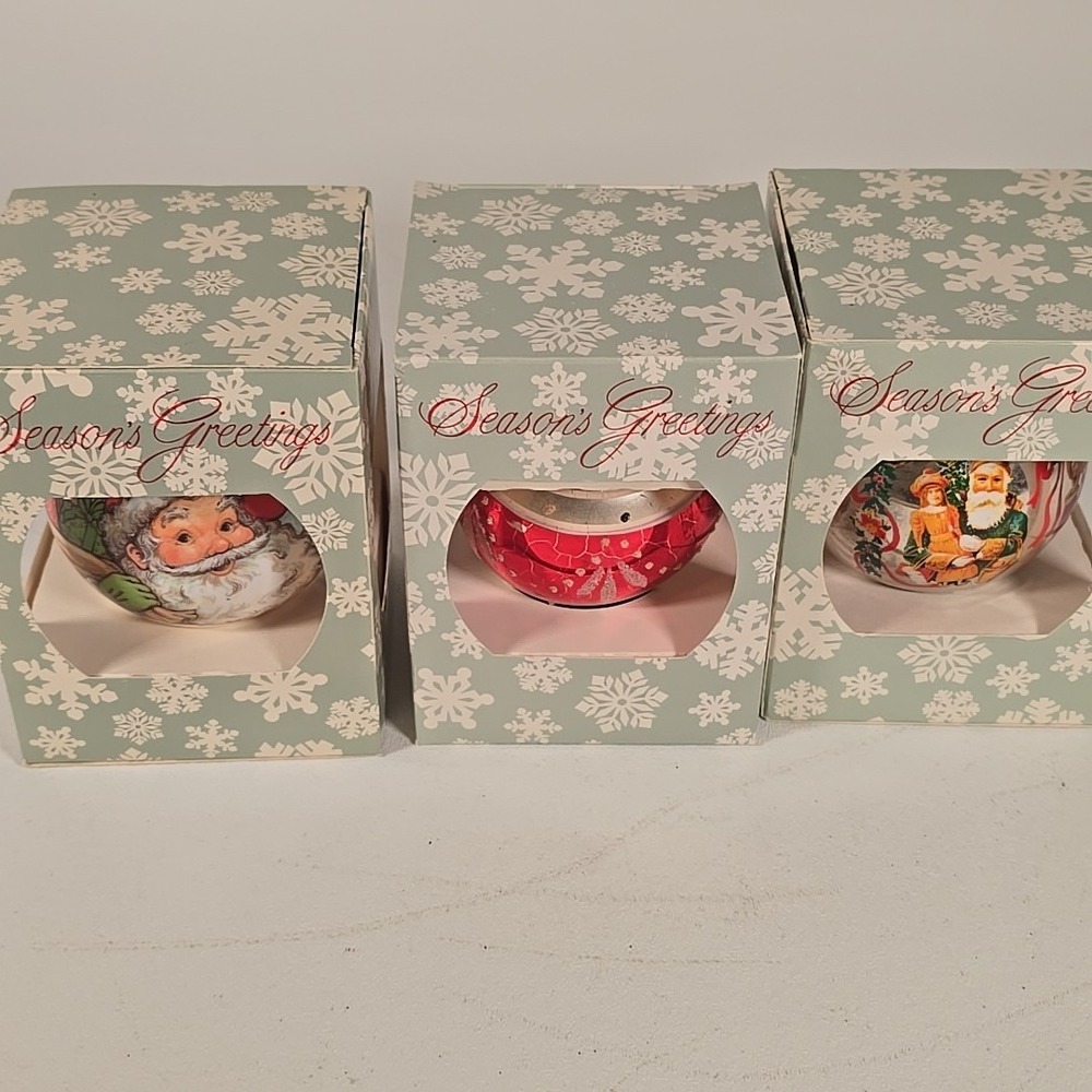 Vintage Signatures Of Christmas Ornament 1987 Lot Of 3 - Picture 15 of 16